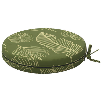 4-Piece Seat Cushions SOEST 4 pcs 100% Polyester Leaf Design