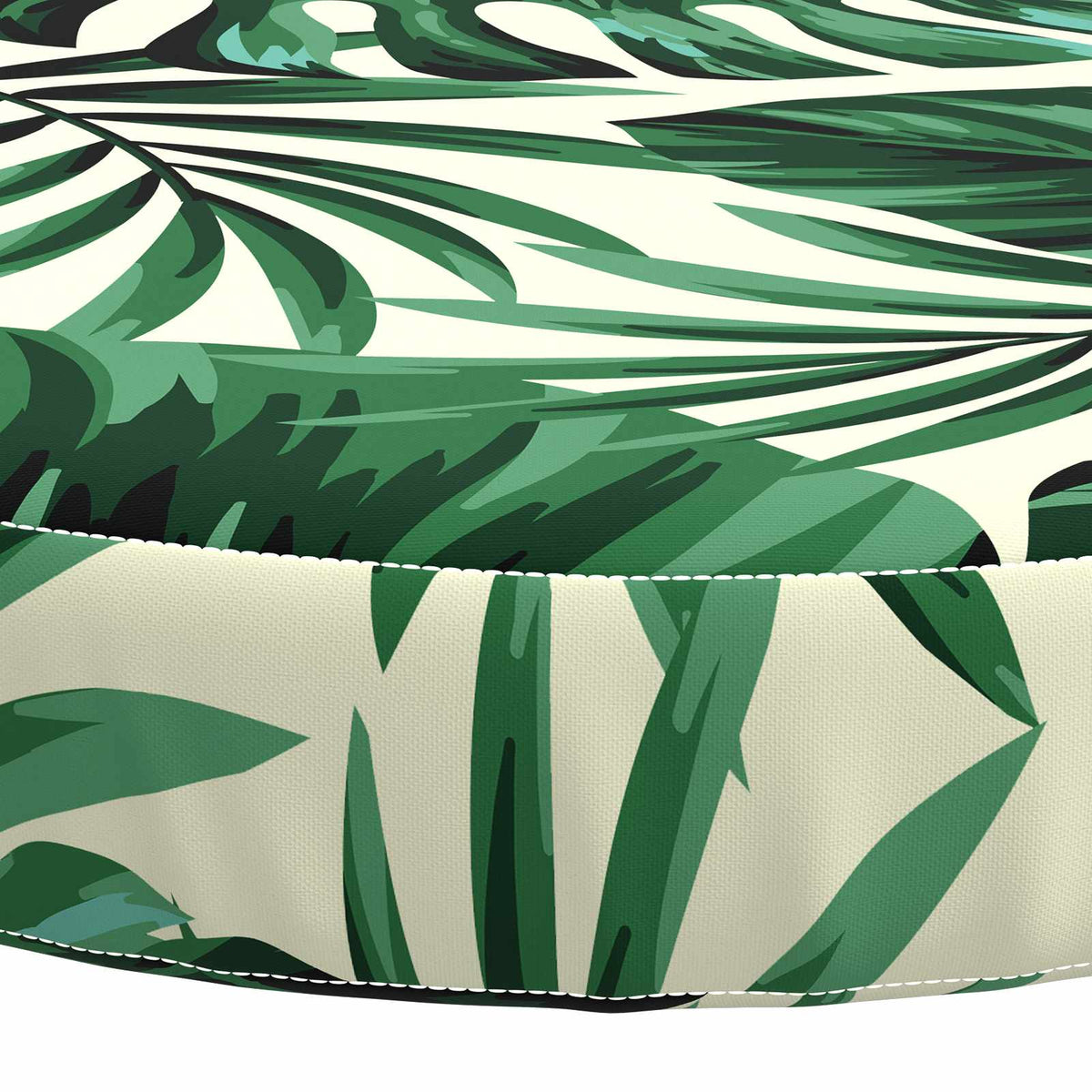 4-Piece Seat Cushions SOEST 4 pcs 100% Polyester Leaf Pattern