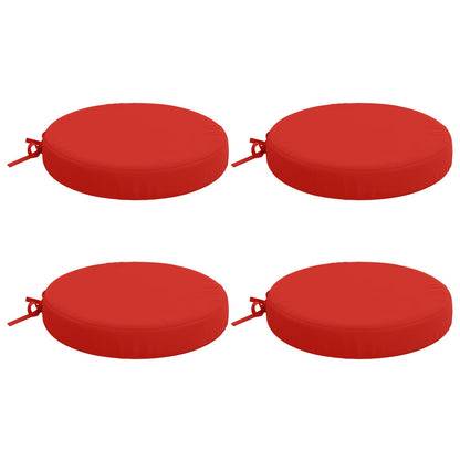 4-Piece Seat Cushions SOEST 4 pcs 100% Polyester Red