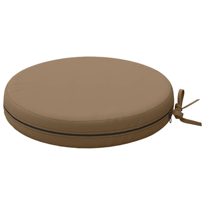 4-Piece Seat Cushions SOEST 4 pcs 100% Polyester Taupe