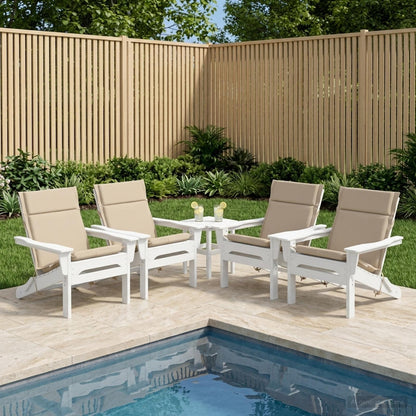 6-Piece High Back Chair Cushions GEMERT 6 pcs 100% Polyester