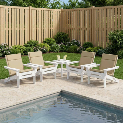 6-Piece High Back Chair Cushions GEMERT 6 pcs 100% Polyester