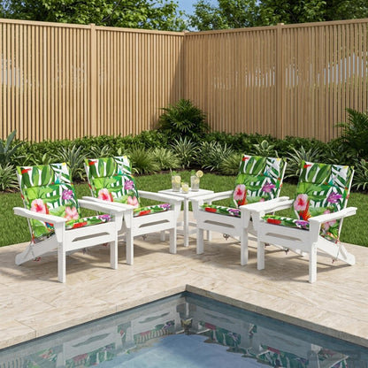 6-Piece High Back Chair Cushions GEMERT 6 pcs 100% Polyester