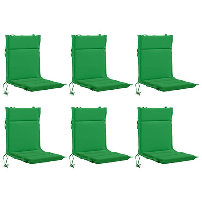 6-Piece High Back Chair Cushions GEMERT 6 pcs 100% Polyester