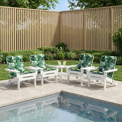 6-Piece High Back Chair Cushions GEMERT 6 pcs 100% Polyester