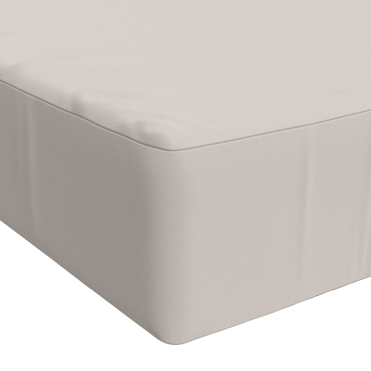 Seat Cushion SOEST 100% Polyester White 120 x 60 x 15 cm