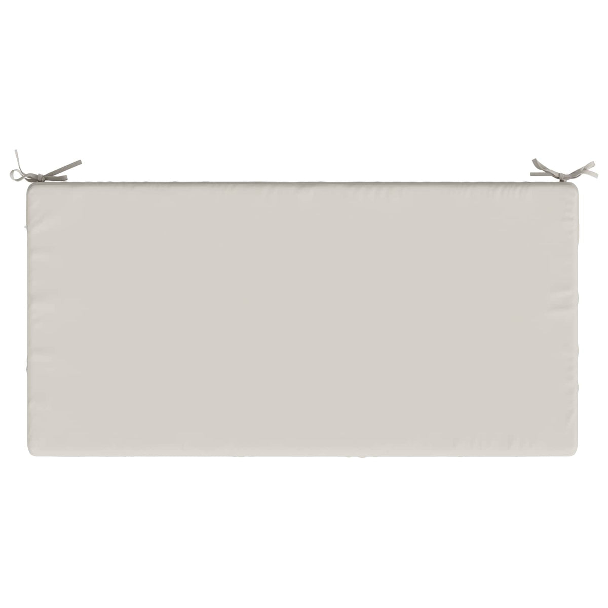 Seat Cushion SOEST 100% Polyester White 120 x 60 x 15 cm