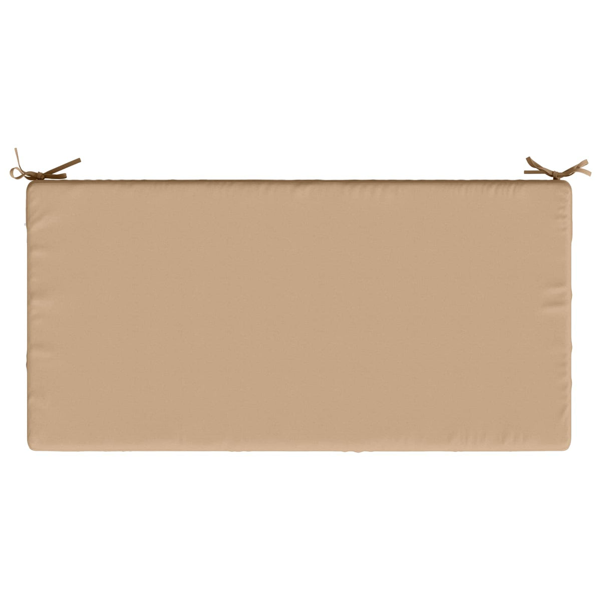 Seat Cushion SOEST 100% Polyester Sand 120 x 60 x 15 cm