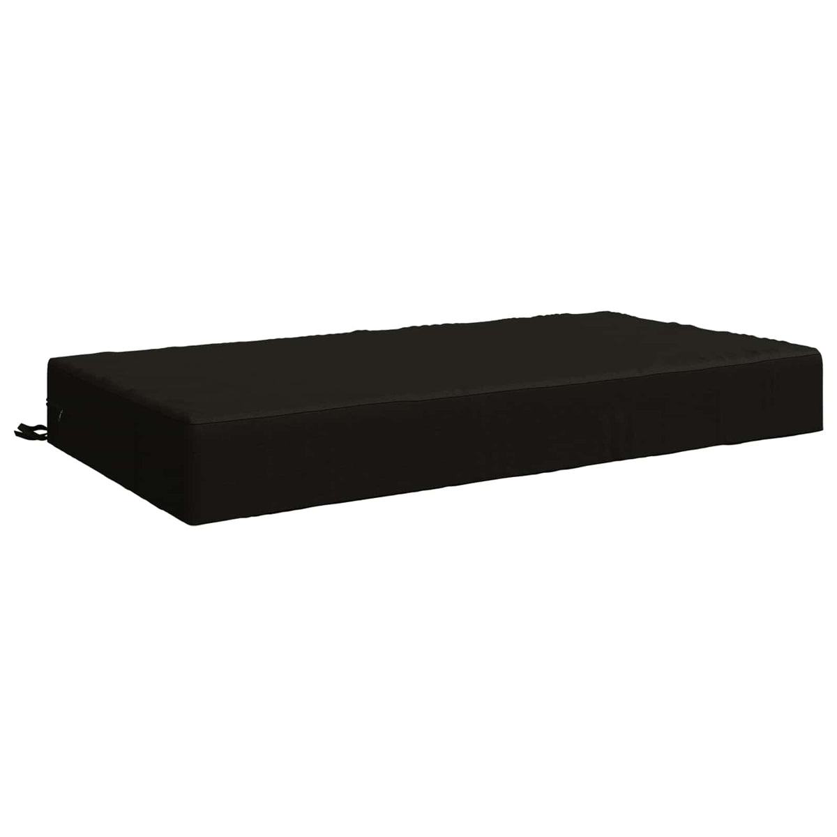 Seat Cushion SOEST 100% Polyester Black 120 x 60 x 15 cm