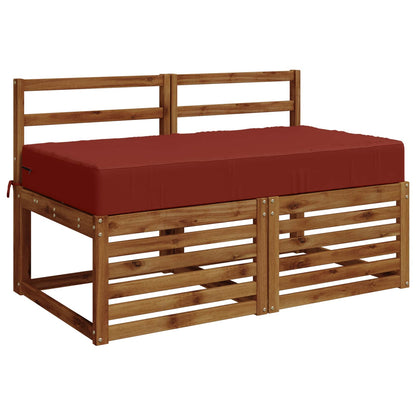 Seat Cushion SOEST 100% Polyester Red 120 x 60 x 15 cm
