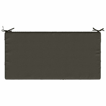 Seat Cushion SOEST 100% Polyester Anthracite 120 x 60 x 15 cm