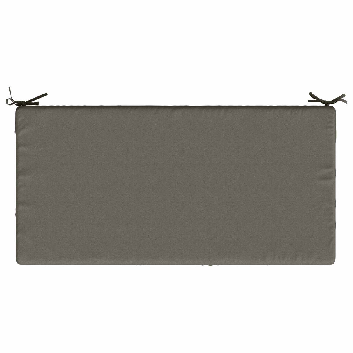 Seat Cushion SOEST 100% Polyester Grey 120 x 60 x 15 cm