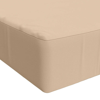 Seat Cushion SOEST 100% Polyester Cream 120 x 60 x 15 cm