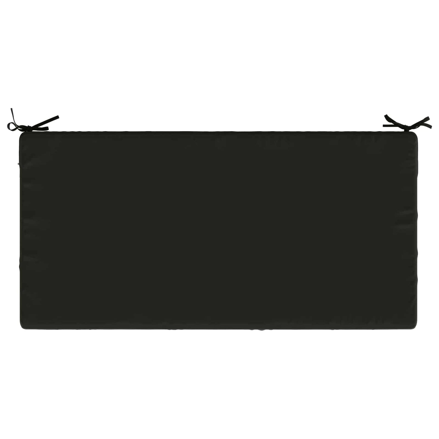 Seat Cushion SOEST 100% Polyester Black 120 x 60 x 15 cm