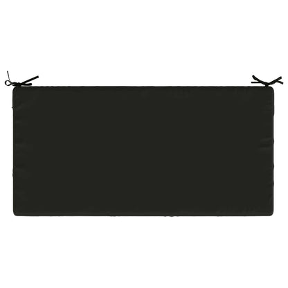 Seat Cushion SOEST 100% Polyester Black 120 x 60 x 15 cm