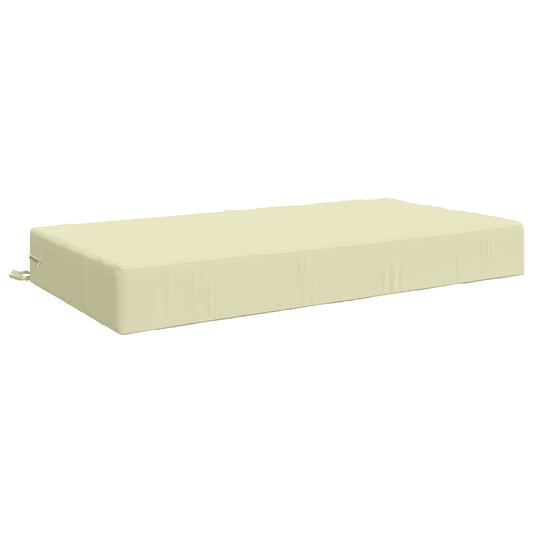 Seat Cushion SOEST 100% Polyester Cream 120 x 60 x 15 cm