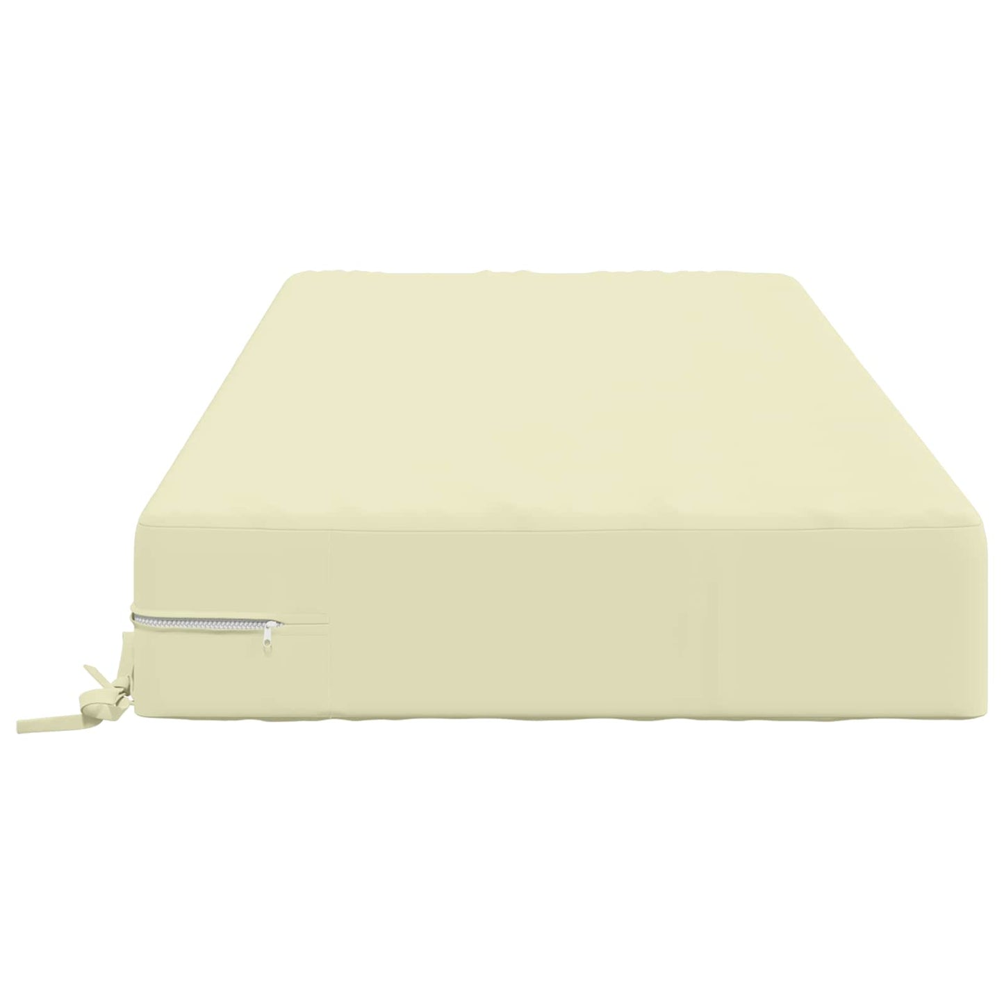 Seat Cushion SOEST 100% Polyester Cream 120 x 60 x 15 cm