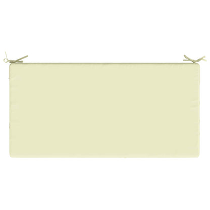 Seat Cushion SOEST 100% Polyester Cream 120 x 60 x 15 cm