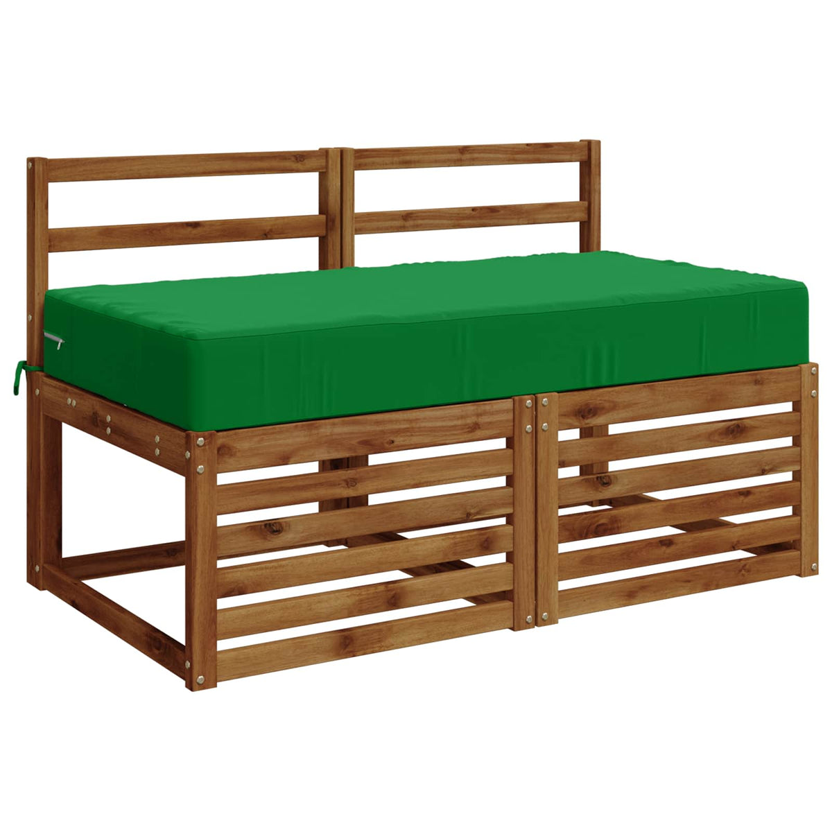 Seat Cushion SOEST 100% Polyester Green 120 x 60 x 15 cm