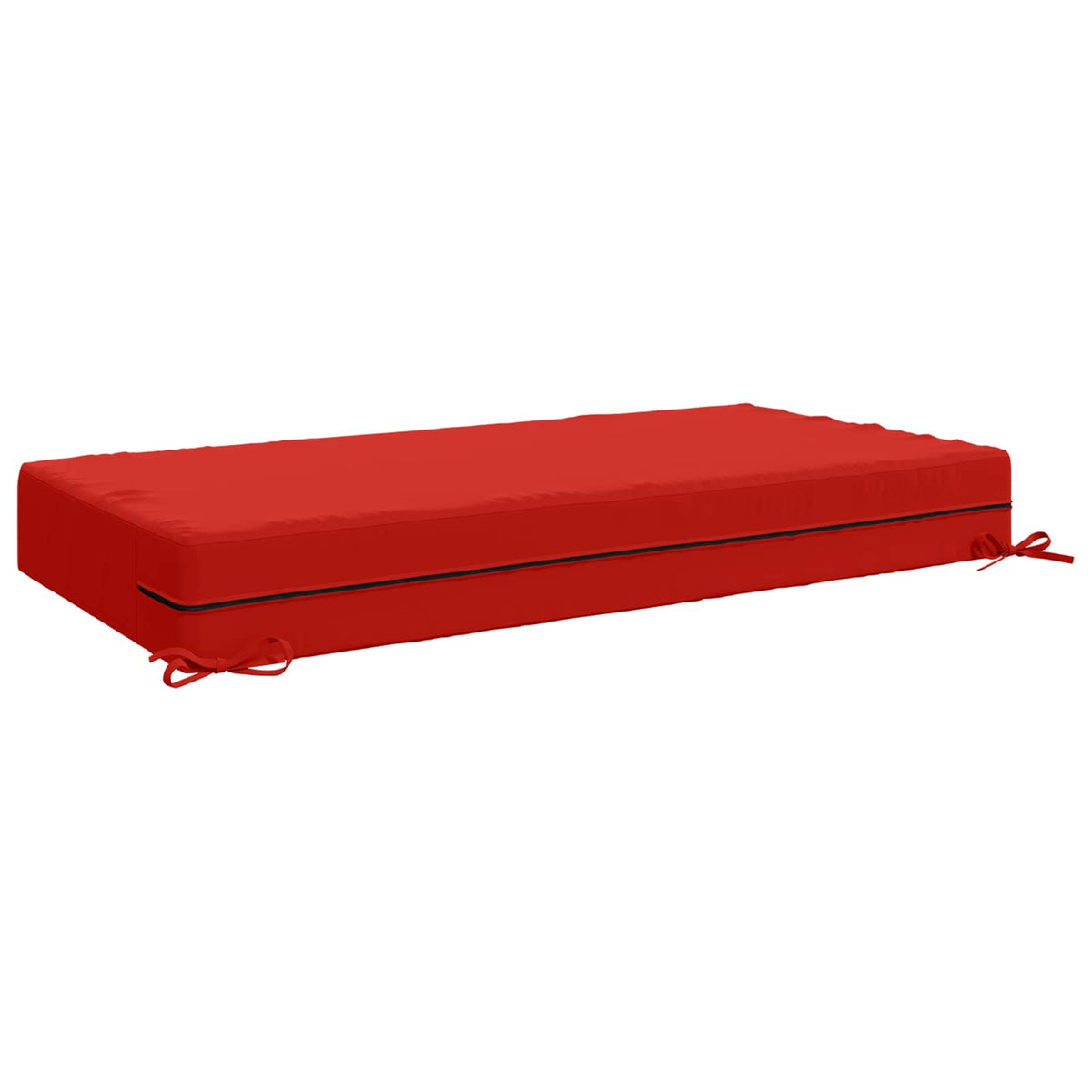 Seat Cushion SOEST 100% Polyester Red 120 x 60 x 15 cm