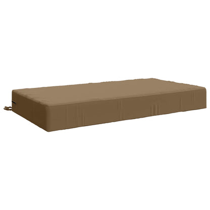 Seat Cushion SOEST 100% Polyester Taupe 120 x 60 x 15 cm