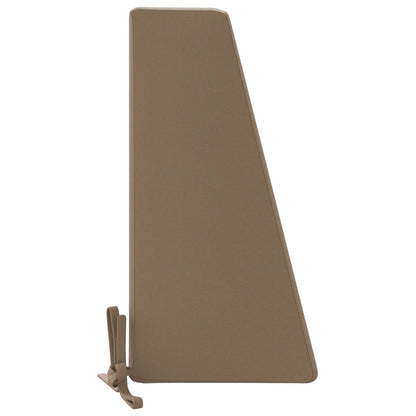 Back cushion SOEST 100% Polyester Taupe 120 x 20 x 40 cm