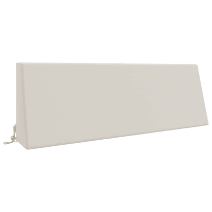Back cushion SOEST 100% Polyester White 120 x 20 x 40 cm