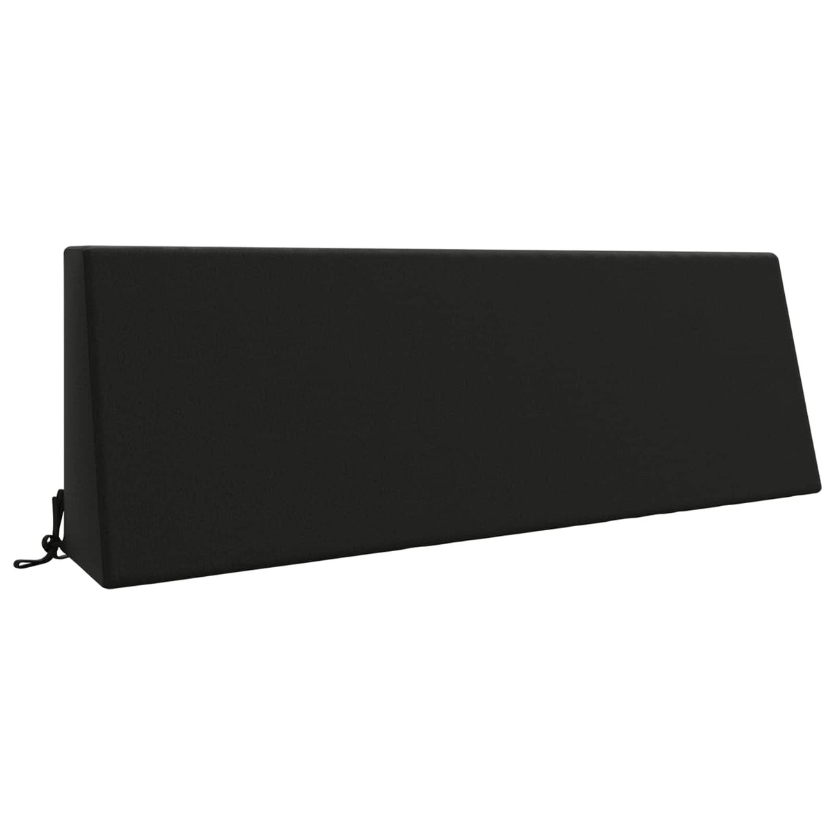 Back cushion SOEST 100% Polyester Black 120 x 20 x 40 cm