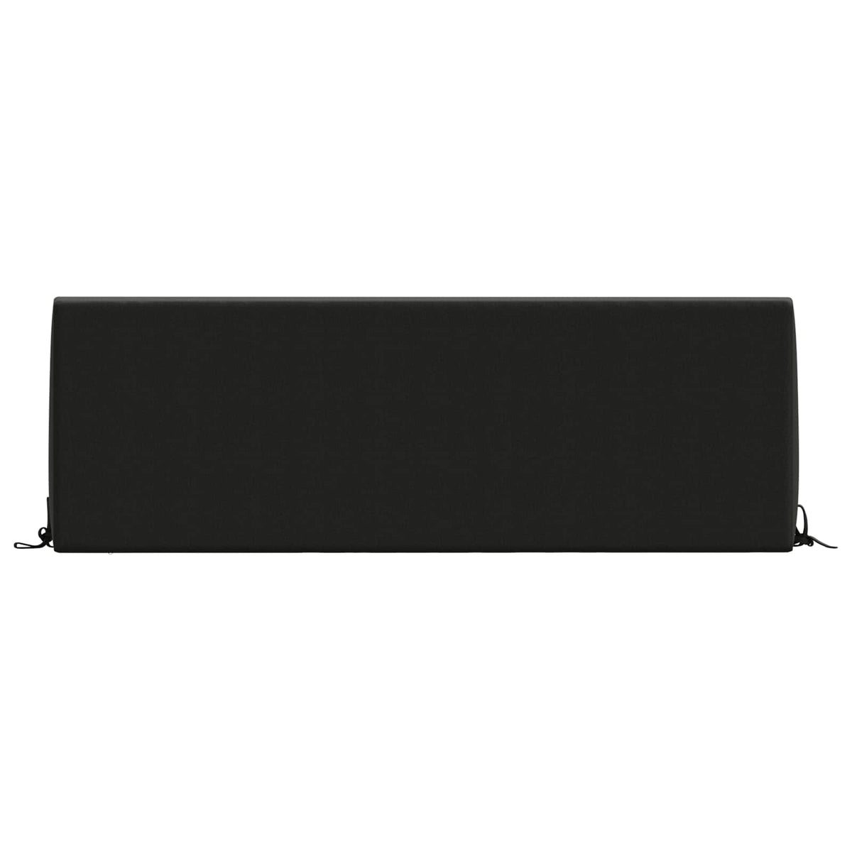 Back cushion SOEST 100% Polyester Black 120 x 20 x 40 cm