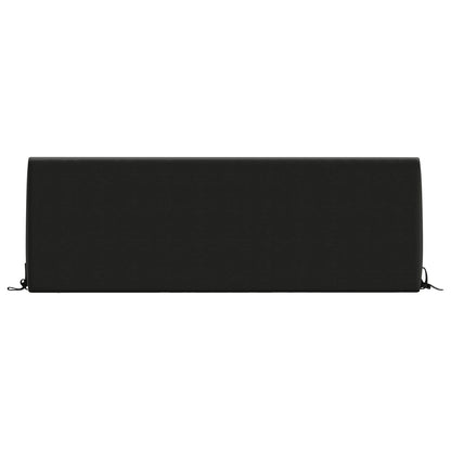 Back cushion SOEST 100% Polyester Black 120 x 20 x 40 cm