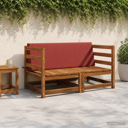 Back cushion SOEST 100% Polyester Red 120 x 20 x 40 cm