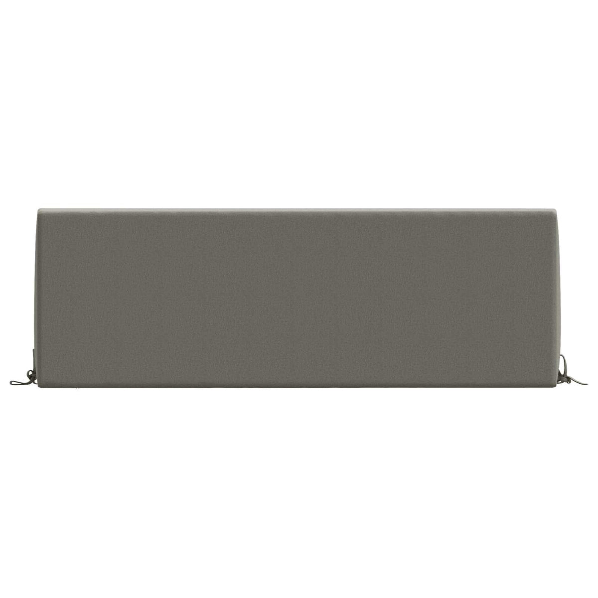 Back cushion SOEST 100% Polyester Grey 120 x 20 x 40 cm