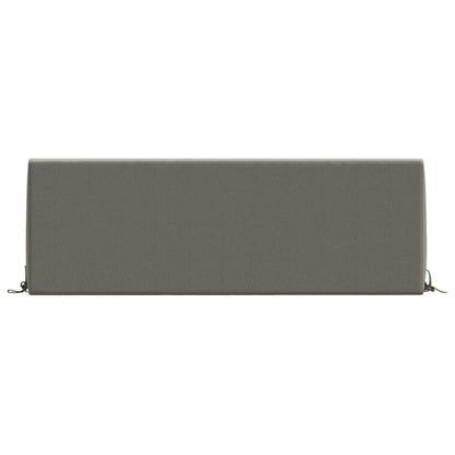 Back cushion SOEST 100% Polyester Grey 120 x 20 x 40 cm