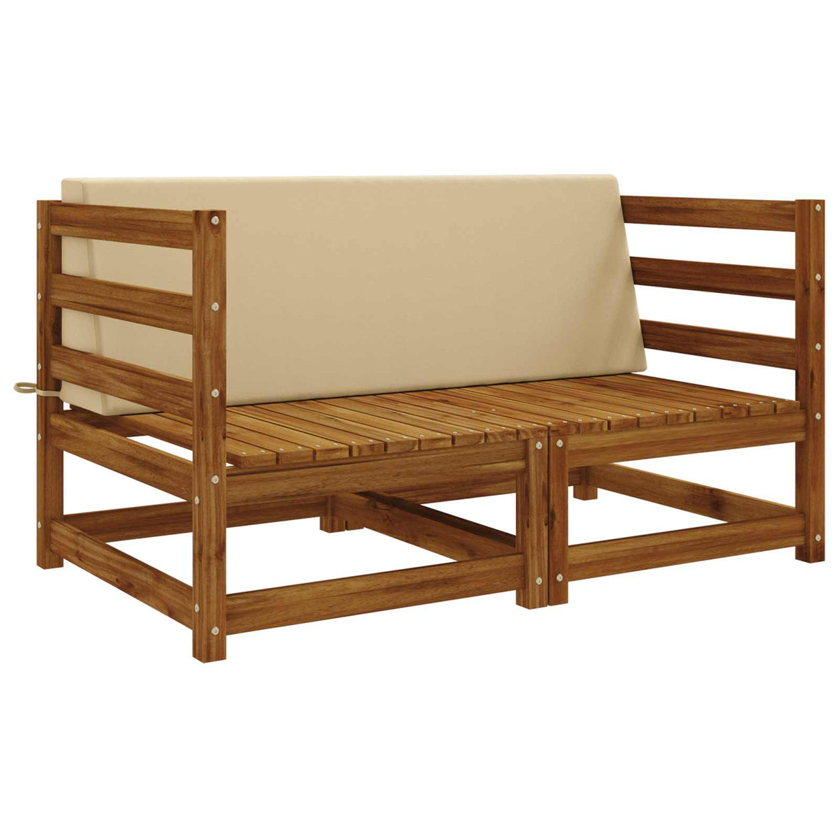 Back cushion SOEST 100% Polyester Beige 120 x 20 x 40 cm