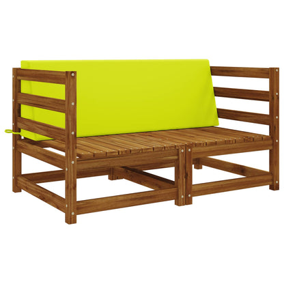 Back cushion SOEST 100% Polyester Bright green 120 x 20 x 40 cm