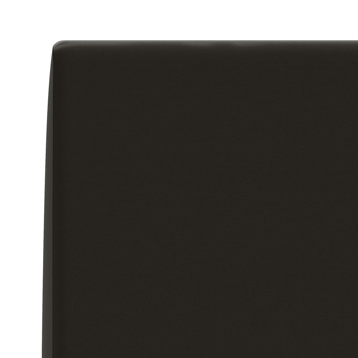 Back cushion SOEST 100% Polyester Black 120 x 20 x 40 cm