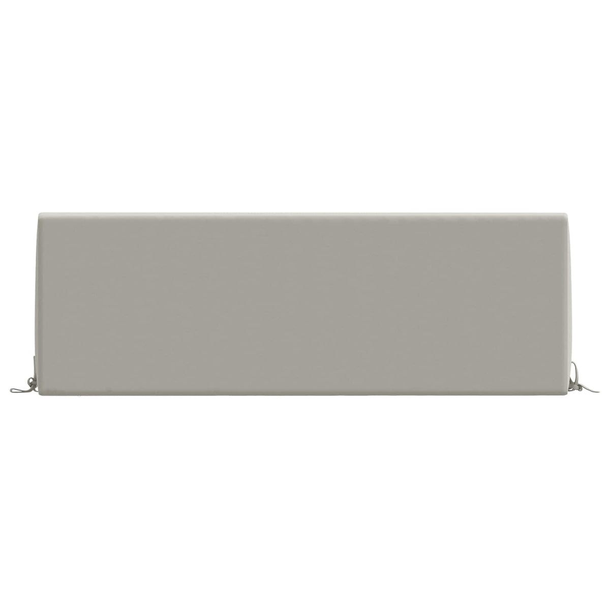 Back cushion SOEST 100% Polyester Grey 120 x 20 x 40 cm