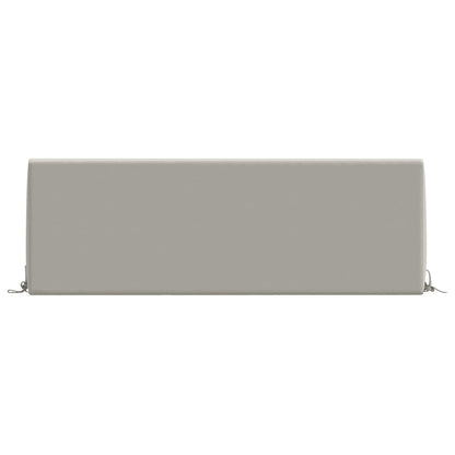 Back cushion SOEST 100% Polyester Grey 120 x 20 x 40 cm