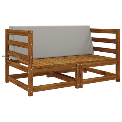 Back cushion SOEST 100% Polyester Grey 120 x 20 x 40 cm