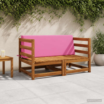 Back cushion SOEST 100% Polyester Pink 120 x 20 x 40 cm