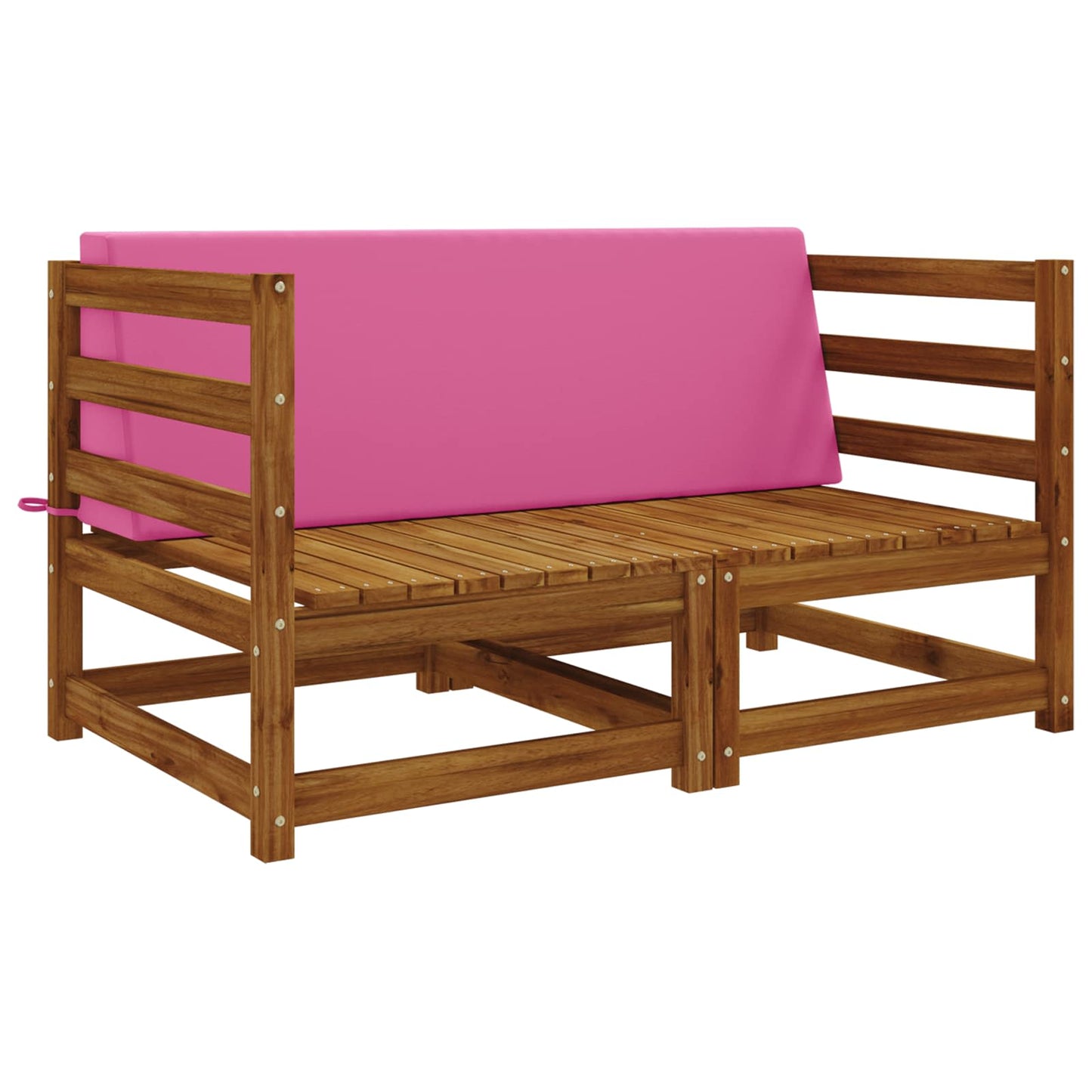 Back cushion SOEST 100% Polyester Pink 120 x 20 x 40 cm