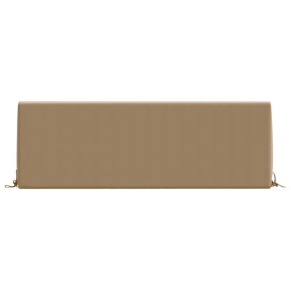 Back cushion SOEST 100% Polyester Taupe 120 x 20 x 40 cm