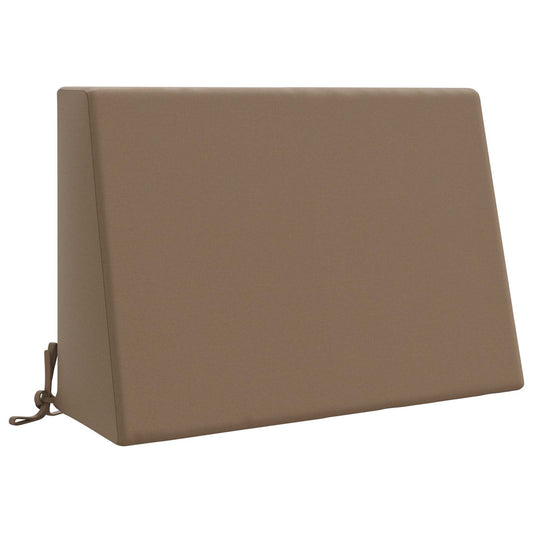 Back cushion SOEST 100% Polyester Taupe 60 x 20 x 40 cm