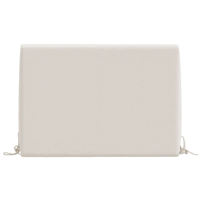 Back cushion SOEST 100% Polyester White 60 x 20 x 40 cm