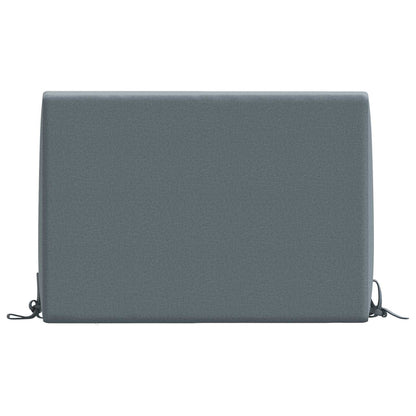 Back cushion SOEST 100% Polyester Blue 60 x 20 x 40 cm