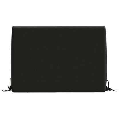 Back cushion SOEST 100% Polyester Black 60 x 20 x 40 cm