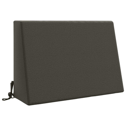 Back cushion SOEST 100% Polyester Anthracite 60 x 20 x 40 cm