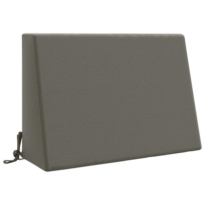 Back cushion SOEST 100% Polyester Grey 60 x 20 x 40 cm
