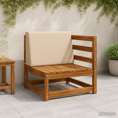 Back cushion SOEST 100% Polyester Cream 60 x 20 x 40 cm