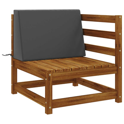 Back cushion SOEST 100% Polyester Anthracite 60 x 20 x 40 cm